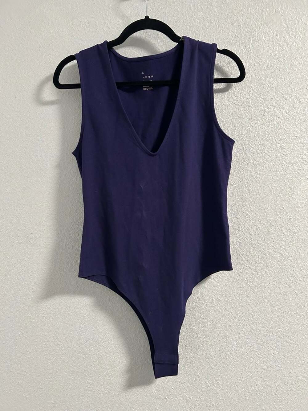 A New Day Deep V-Neck Thong Bodysuit